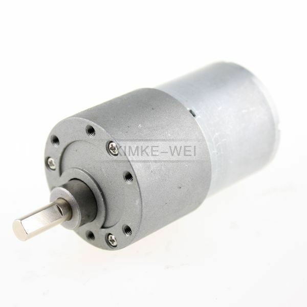 12V DC 50RPM High Torque Gear Box Electric Motor New