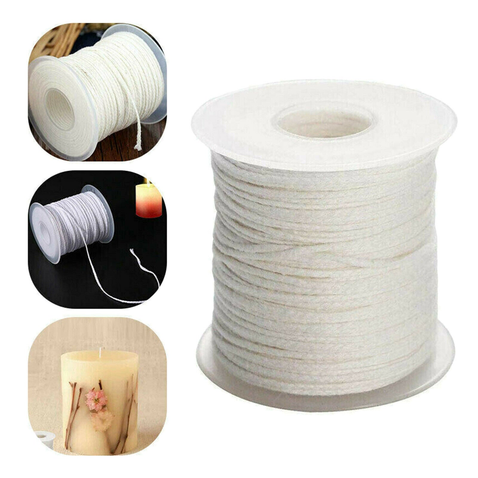 Pure Cotton Candle Wicks Core Handmade Candles DIY Accessories 48 Ply 30m