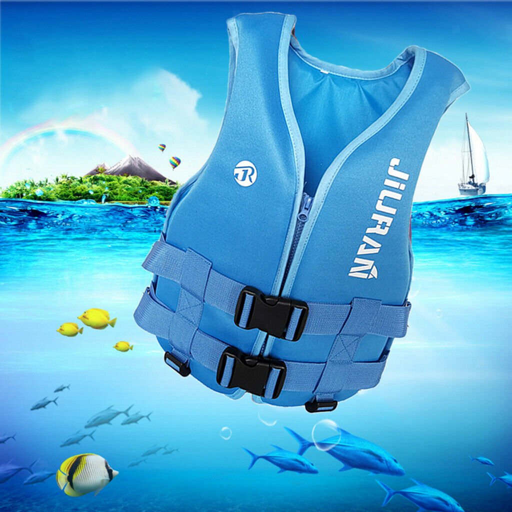 Life Jacket Large Life Vest Buoyancy Aid Emergency Flotation Device Blue