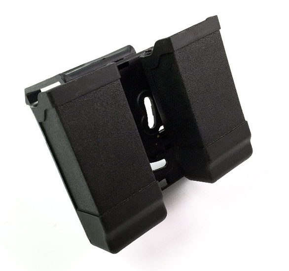 Double Magazine Pouch Holster Pouches For Glock 9mm .40 Cal USP P226 Black