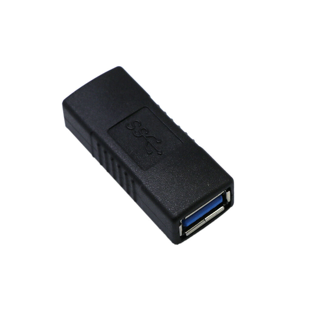 2Pcs USB 3.0 Female To USB 3.0 Female   Converter Joiner Coupler Adapter