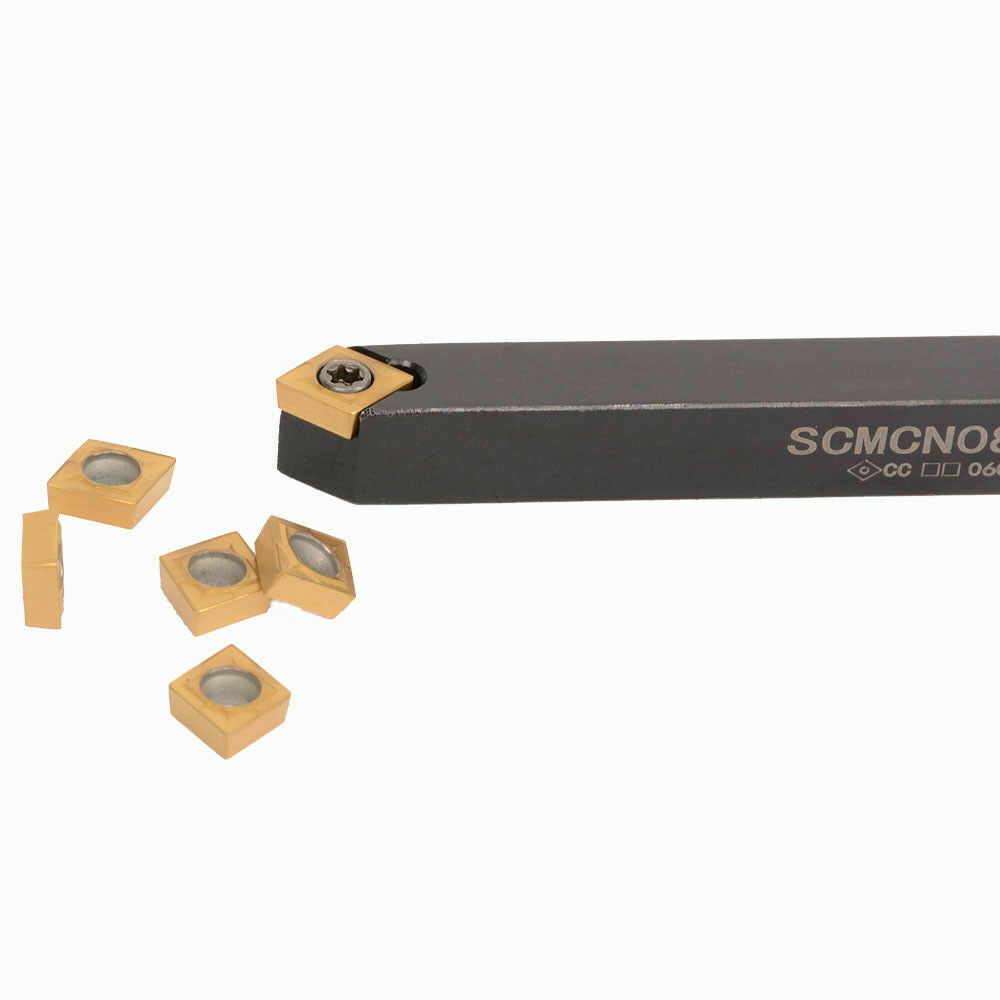 SCMCN0808H06-80 Lathe External Turning Tool Holder boring bar + CCMT060204 BP010