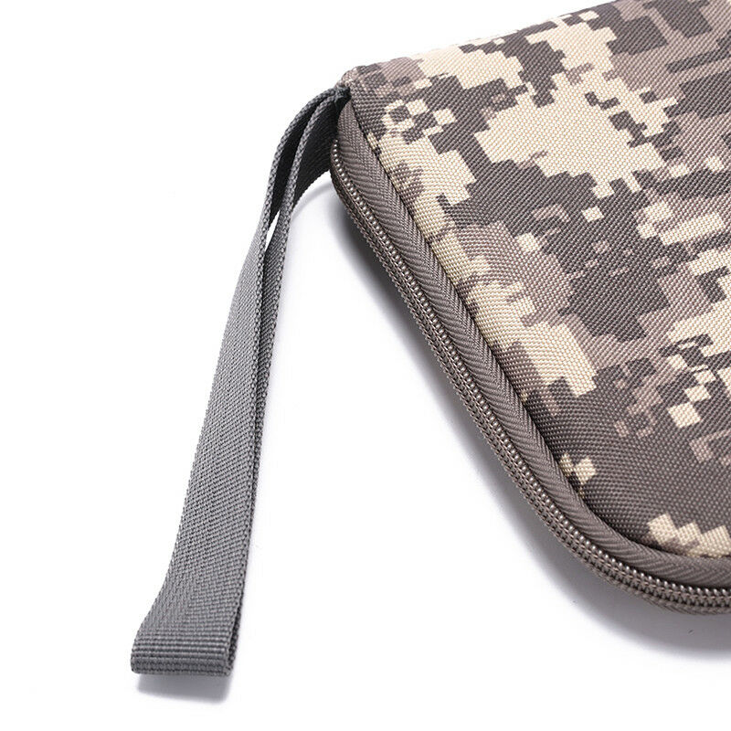 pistol carry bag portable military handgun holster pouch hand gun soft case   DD
