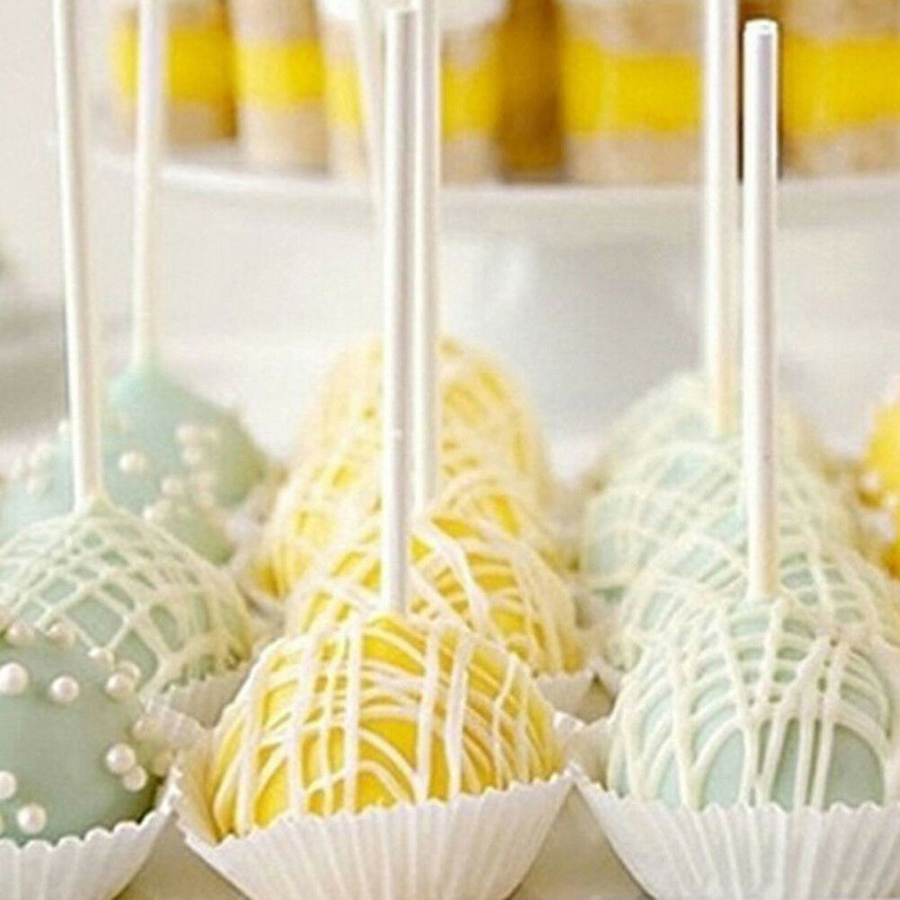 100X Lollipop Lolly Stick Party Supplies Candy Chocolate Cake Making Moul.l8