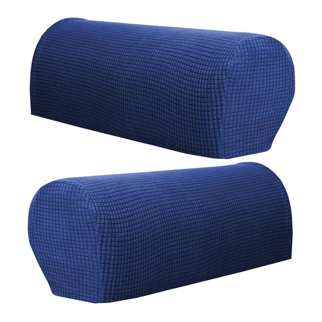 4pcs Sofa Armrest Protector Non-Slip Stretchy Couch Chair Armrest Slipcovers