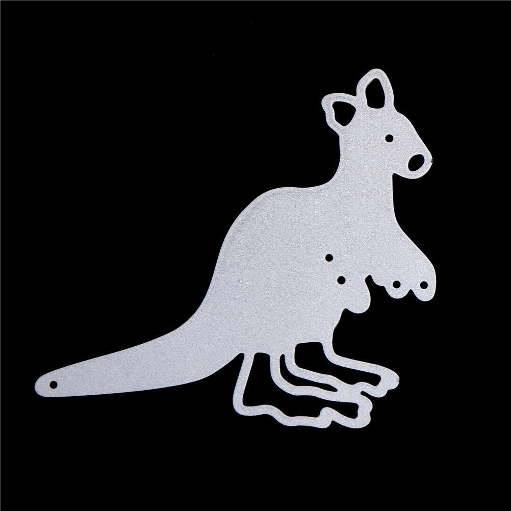 Kangaroo Animals Metal Cutting Dies Cards Scrapbooking Craft Album Decor A Re