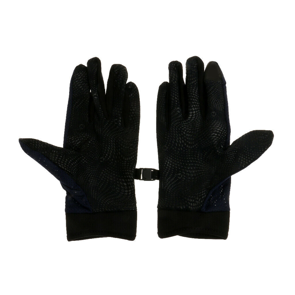 Non-slip Touch Screen Gloves Outdoor Cycling Hiking Climbing Gloves M Blue