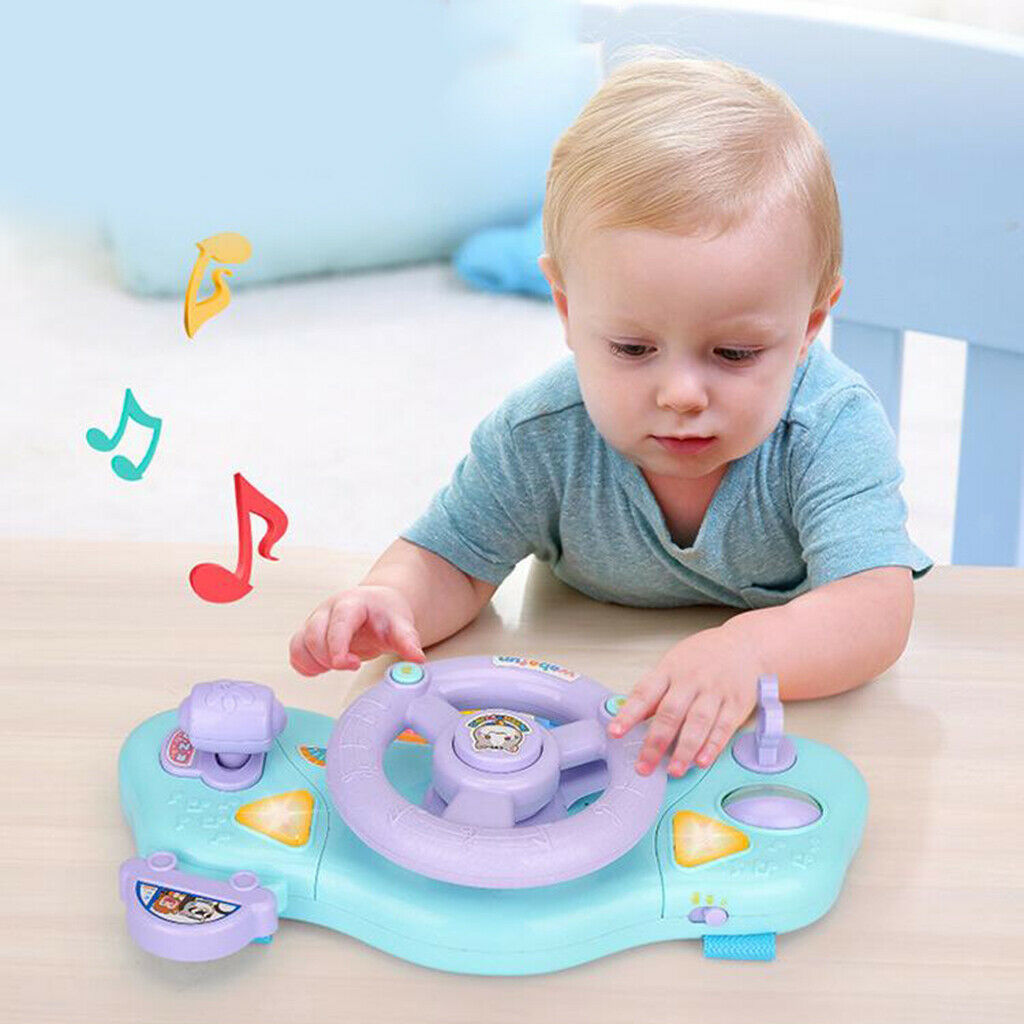 Baby Educational Steering Wheel Musical Toys Children Learning Play
