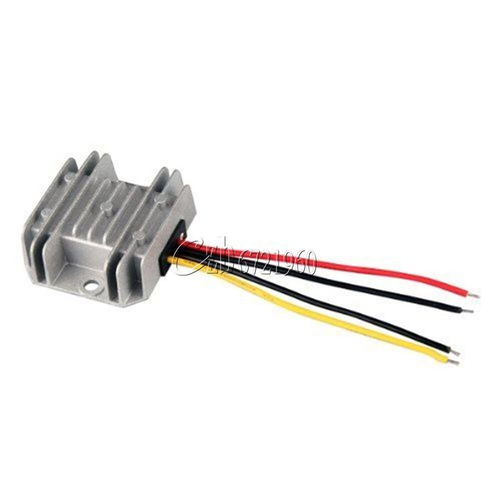 DC/DC Voltage Converter Regulator 24V Step Down to 12V 5A Waterproof Adapter