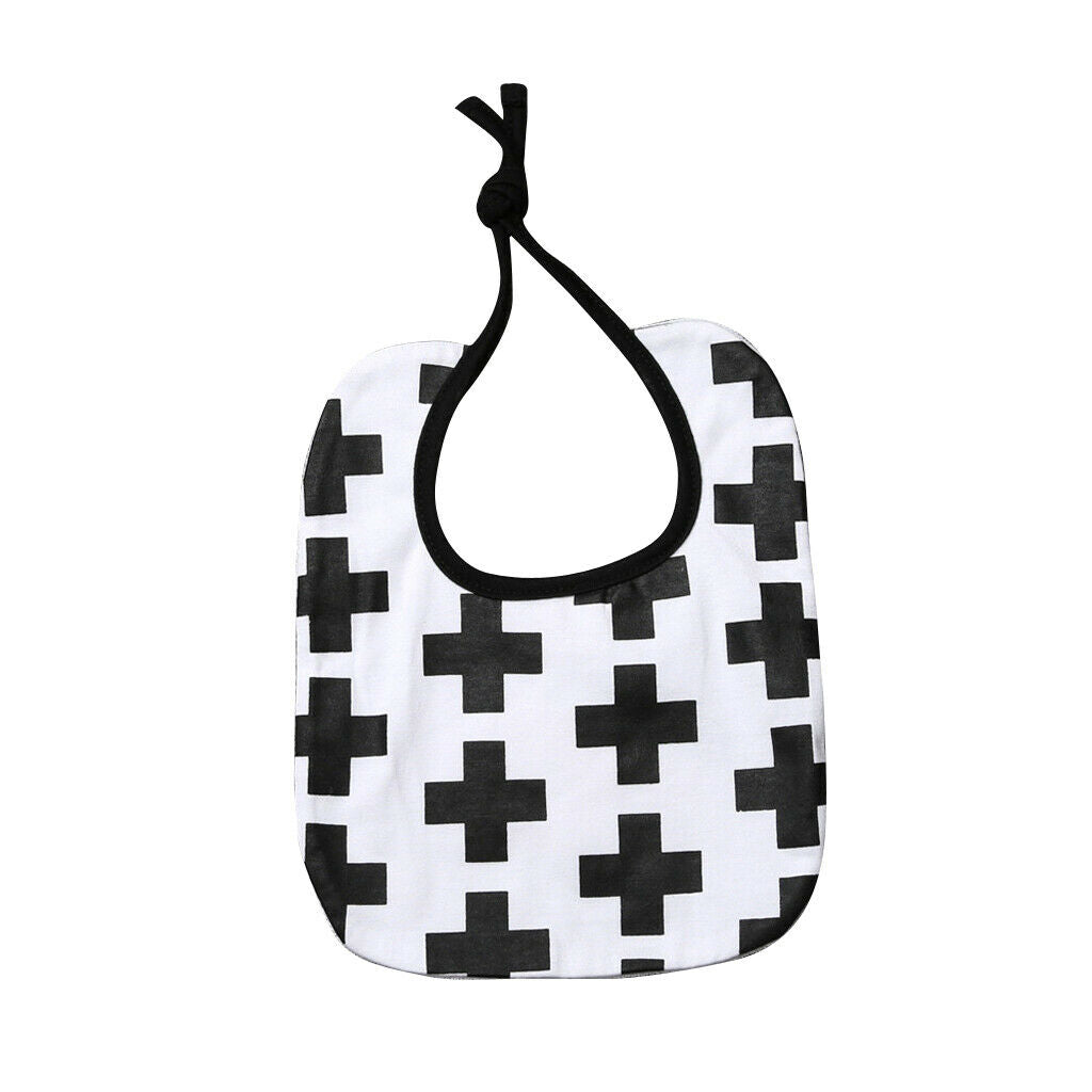 Baby Boy Girl Toddler Infant Feeding Burp Cloth Drool Bibs Pinny Cotton 3