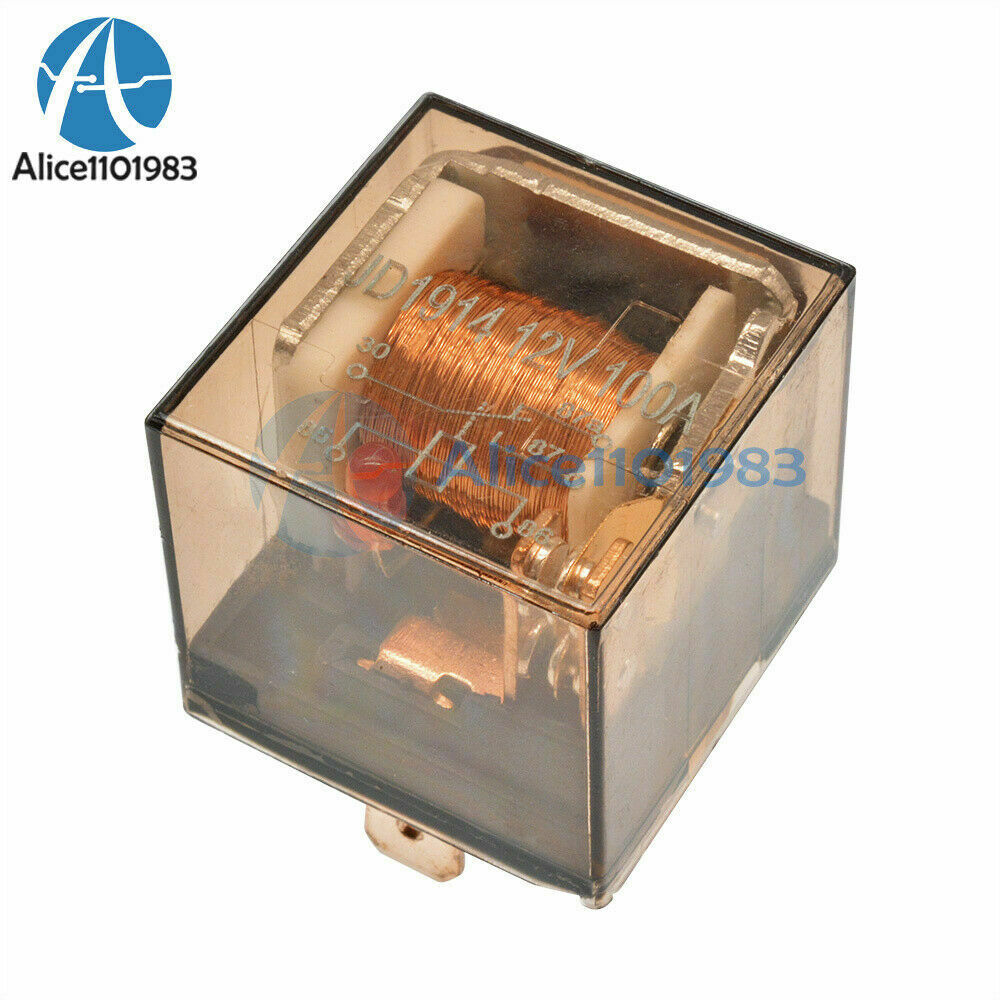 Waterproof Automotive Relay 12V 100A 5Pin SPDT Car Control Device Car Relays