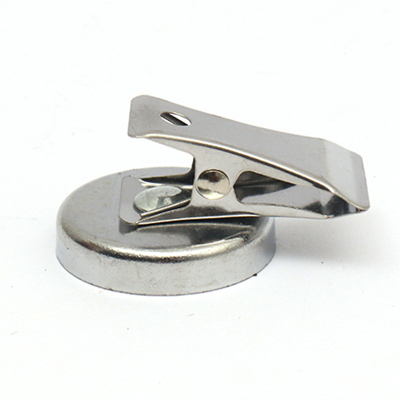 2Pcs Office Stationery Magnetic Clip Paper Note Refrigerator Memo Note Holder