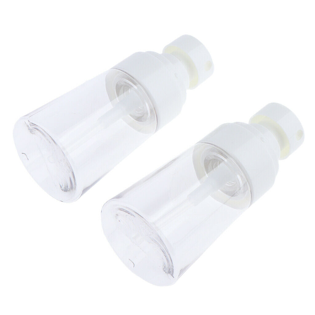2 Travel Refillable Fine Mist Perfume Atomizer Pump Spray Empty Bottle 30ml