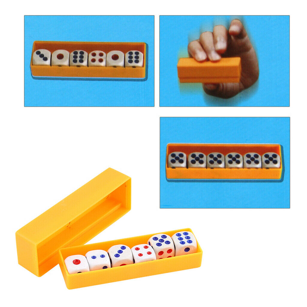 Amazing Dice Prediction Box Magic Tricks Kids Toys Props Magician Supplies -