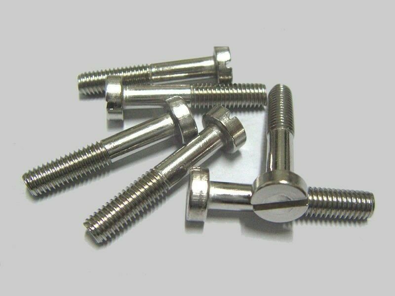 Lot50 Metric Thread M5*8mm Stainless steel Slotted Cheese Head Screw
