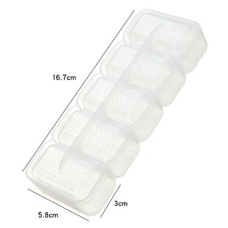 5Pcs/set Sushi Nigiri Maker Rice Ball Molds Nonstick Press Maker DIY Bento Tool