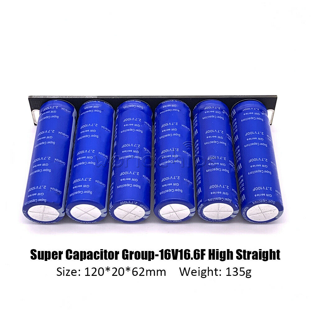 16V-16.6F Farad Capacitor Super Farad Capacitance With Protection Board Set