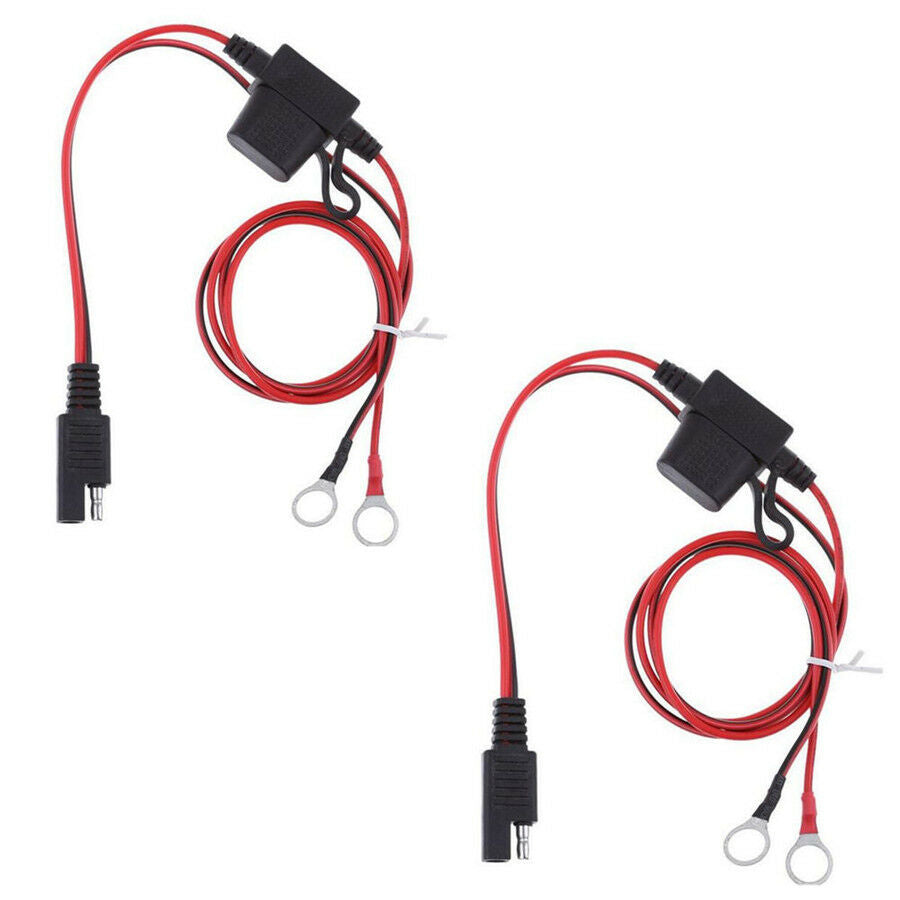 2-Pin Car SAE Single Head Line Socket Waterproof Quick Connect / Disconnect Plug