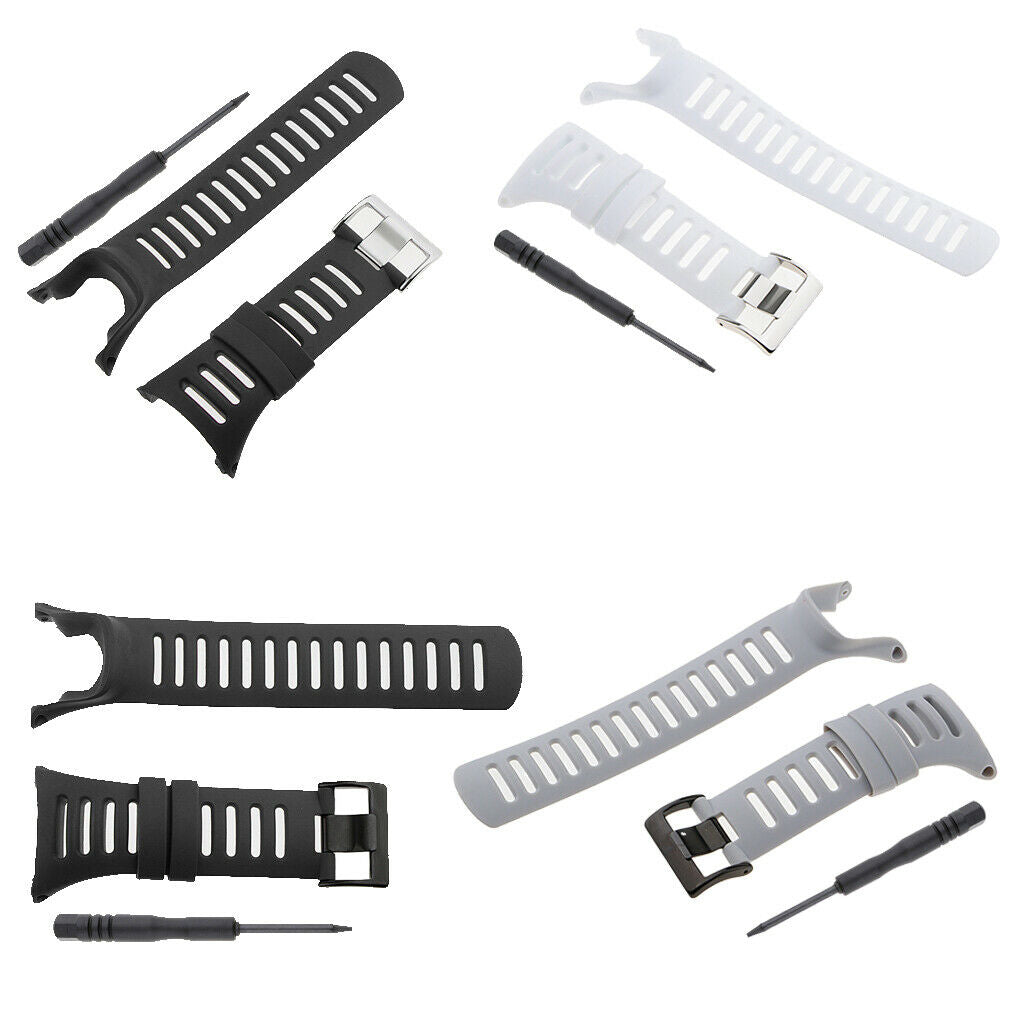 4 Set of Rubber Wristwatch Bands for Suunto Ambit3 Ambit 2 Ambit 1