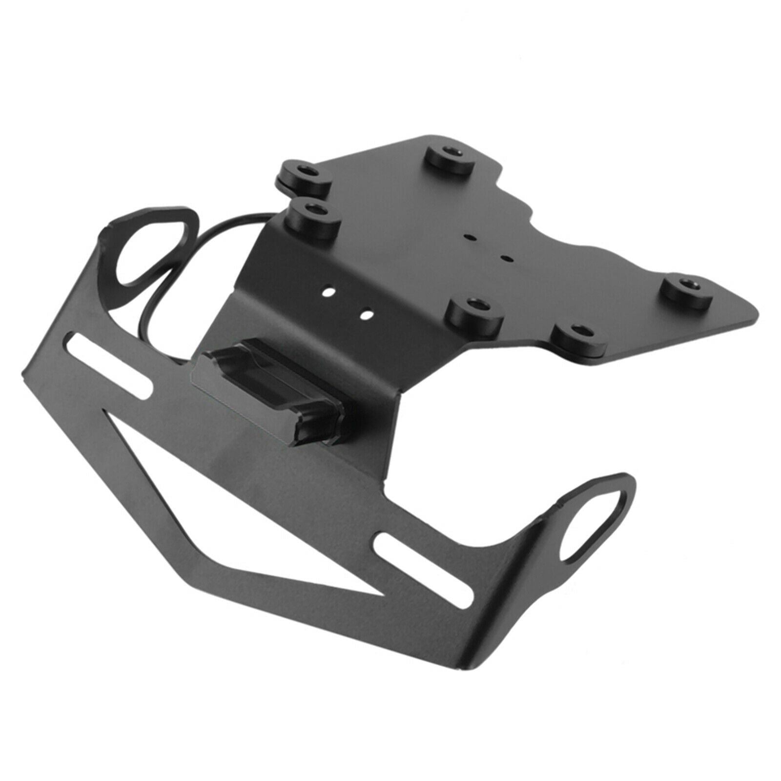 New License Holder Bracket Assembly Compatible with Yamaha Tenere 700 Black