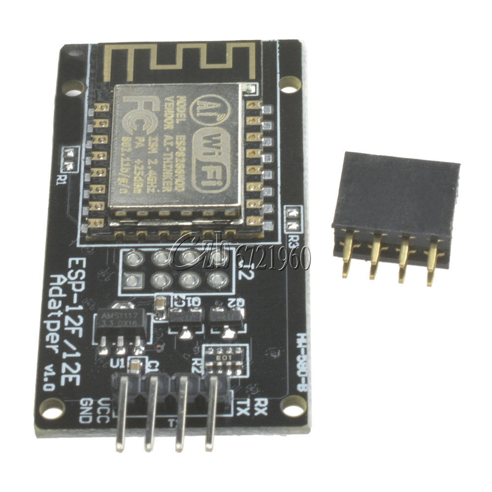 ESP8266 2.4GHz ESP-12F Serial Wifi Adapter Module V1.0 for Arduino UNO R3 Board