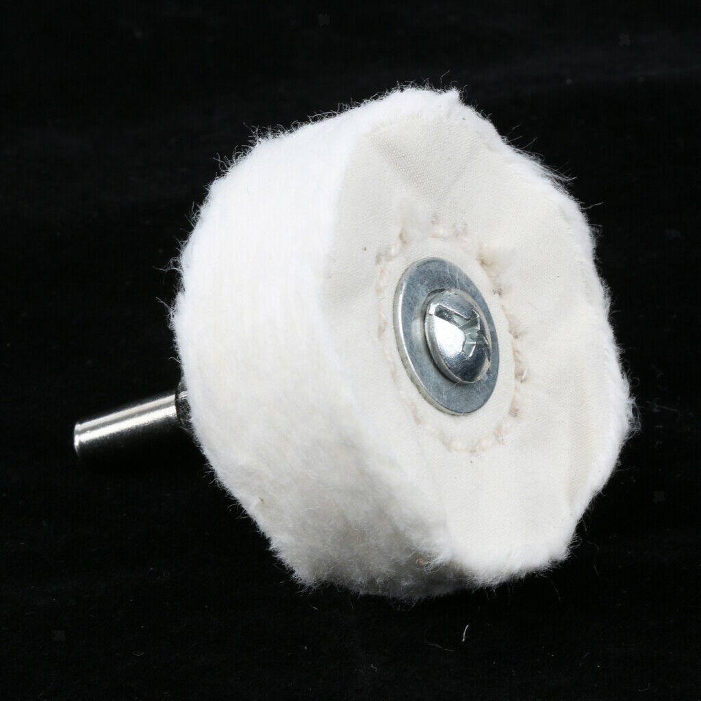 5 Pieces Polishing Buffing Cloth Wheels Mops on Electric Grinders 50mm