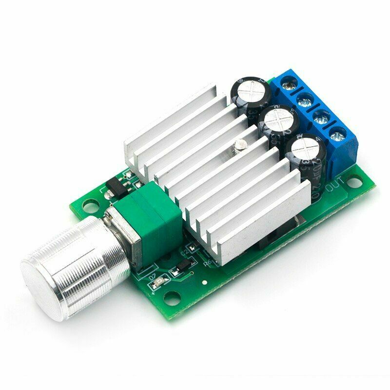 12V24V10A Stepless Variable Speed with Switch Pwm Dc Motor Speed Controller