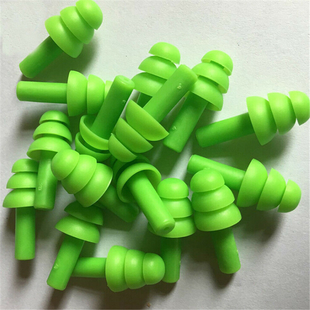20Pcs Silicone Ear Plugs Anti Noise Snore Earplugs Comfortable For Study S.l8