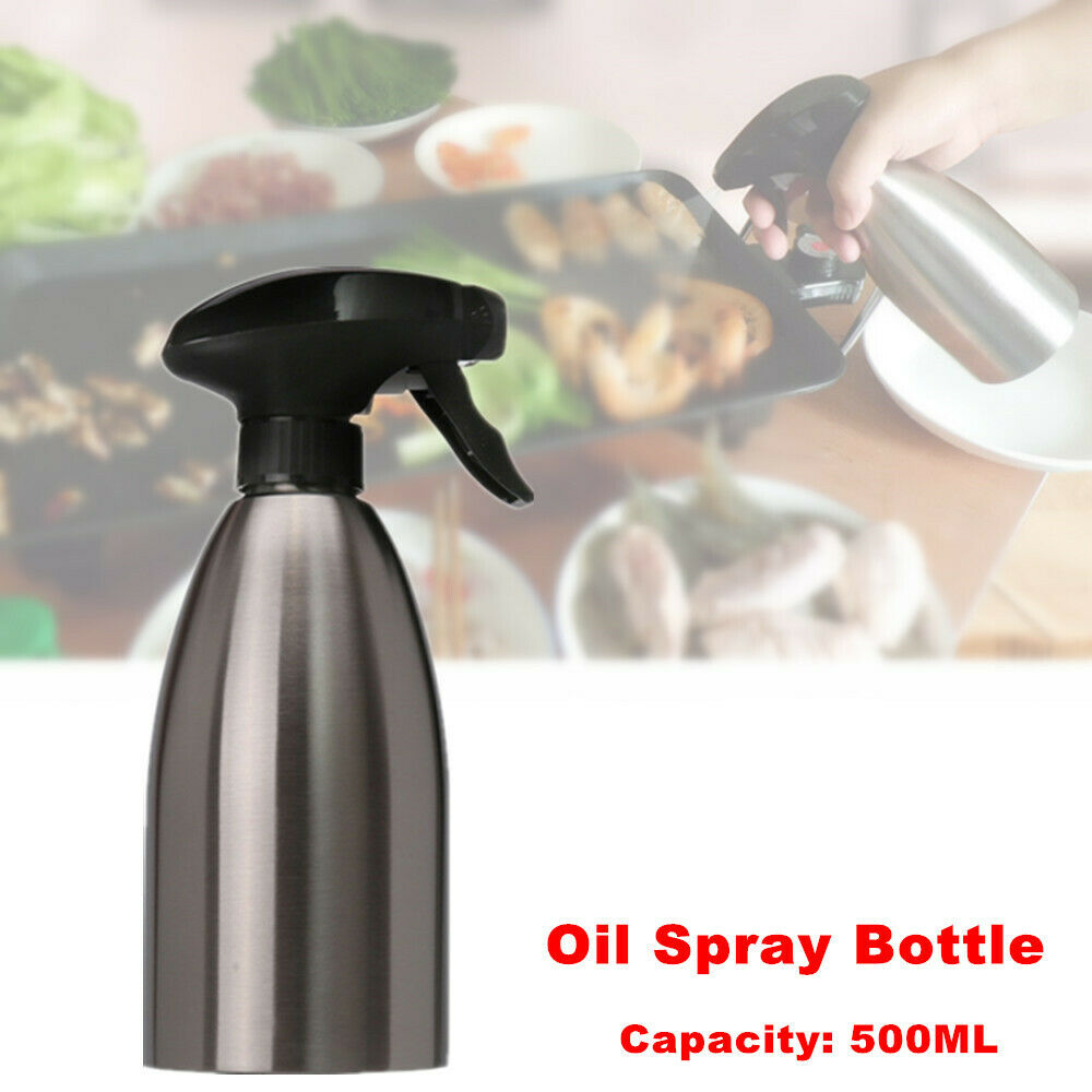 Kitchen Oil Pot Stainless Spray Bottle Sauce Vinegar Sprayer BBQ / Cooking Tool