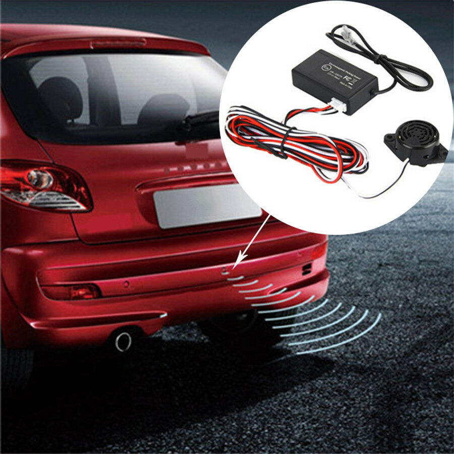 DC 12V Electromagnetic Sensor Auto Car Reversing Radar Automatically Beeps Alarm