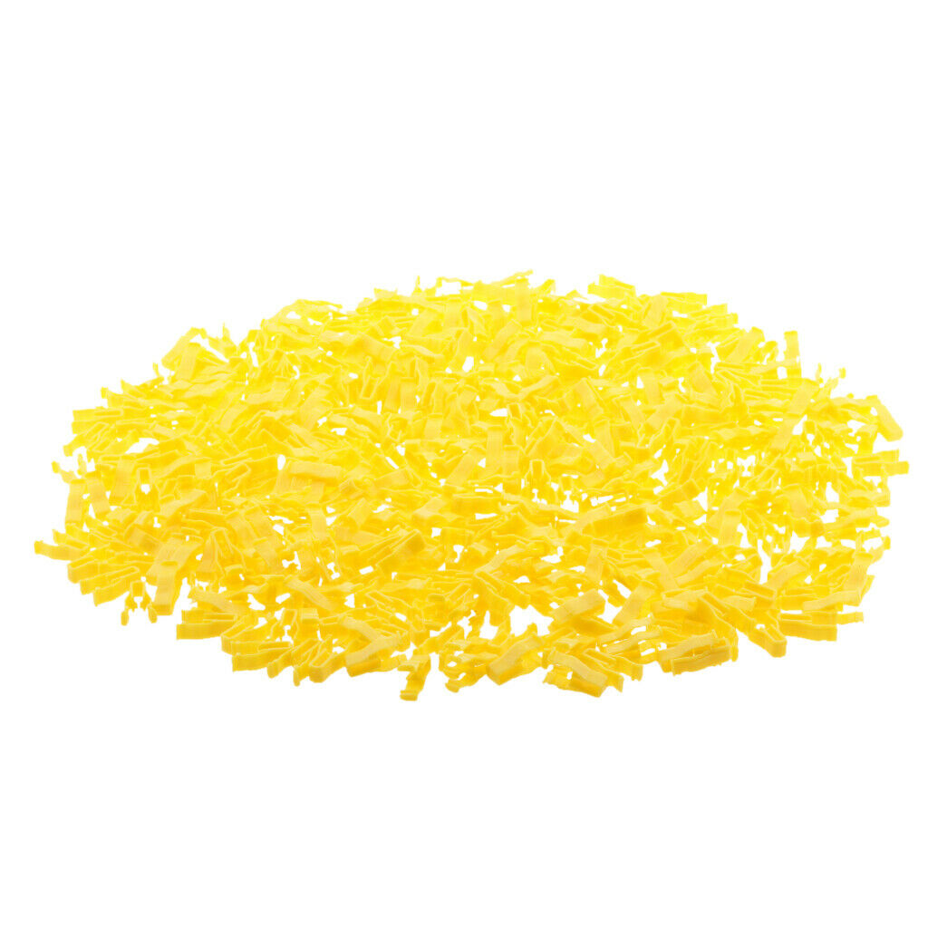 500 Pieces Yellow Dashboard Instrument Plastic Fastener And Card Buckle Clip