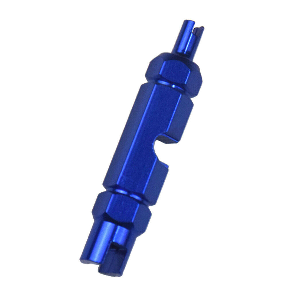1x MTB Road Bicycle Valve Core Removal Tool Wrench Bike Accessories  Blue
