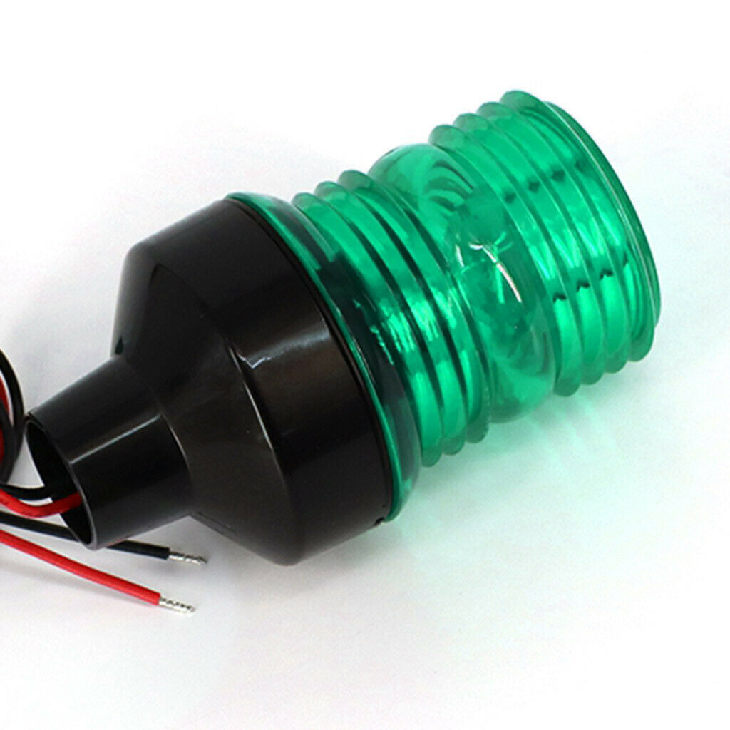 Waterproof Boat LED Navigation 12V/24V Green 360 Anchor Bow Warning Light