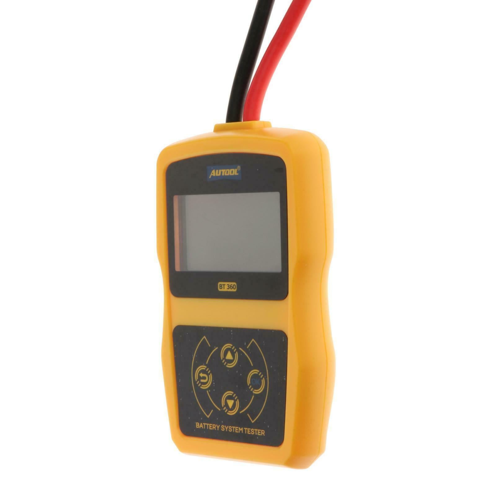 12V Automotive Car Battery Tester Charging Cranking Test Analyzer Tool