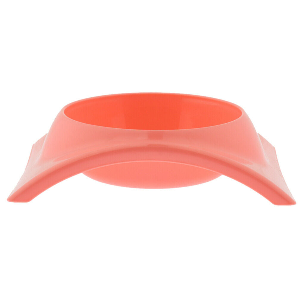 Pet Dog Dual-Use Food Bowl Pet Slip and Leakproof Bowl Stainless Steel Pink