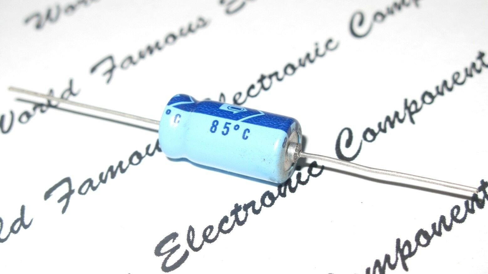 10pcs-NICHICON 220uF (220µF) 16V Axial Electrolytic Capacitor - JAPAN