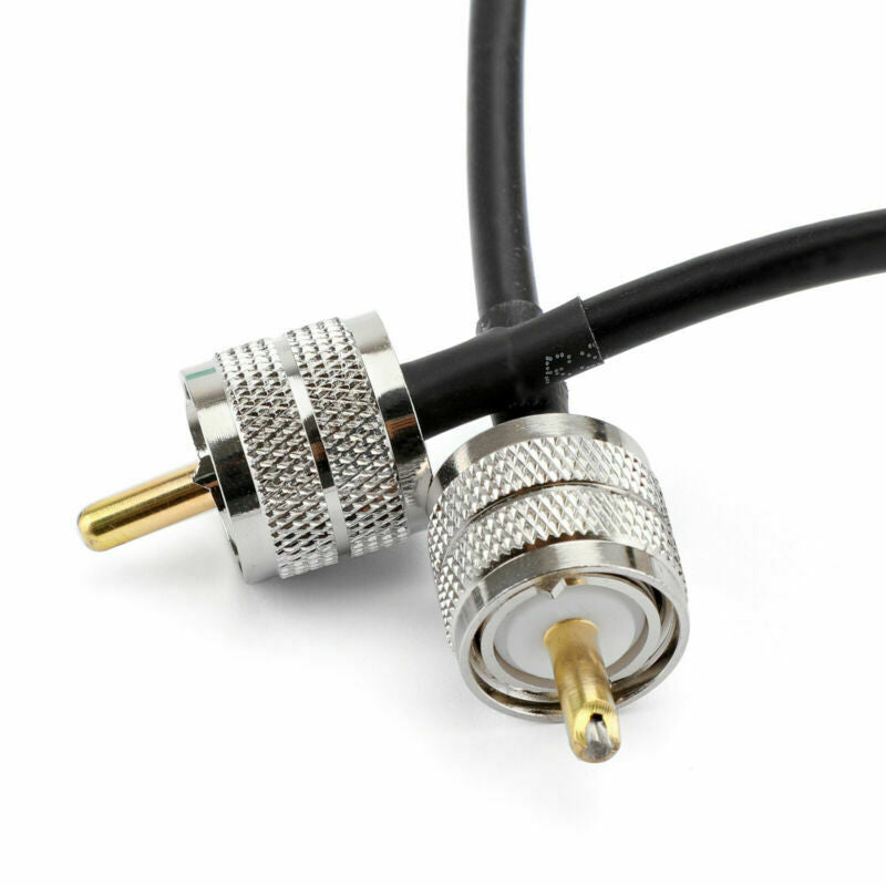1x UHF PL259 Male to Male Plug Coax Pigtail Jumper Coaxial Cable RG58 50cm  UA
