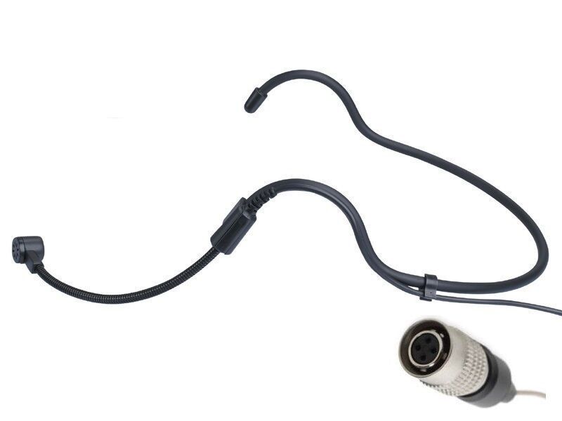 Headset Headworn Microphone 4 Pin XLR for Audio Technica Cordless Microphone UHF