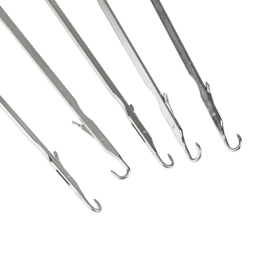 5 Plastic Handle Latch Hook Crochet Needle Puller for Canvas Mats Rug Craft