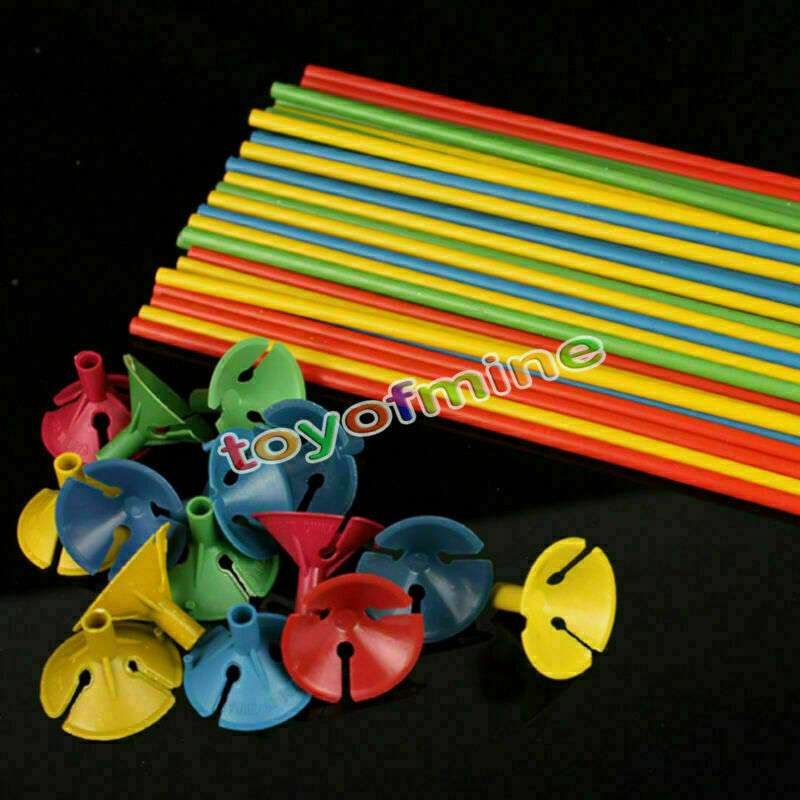 10pcs  Balloon Sticks Plastic Holder Accessories Party Latex Balloon Sticks