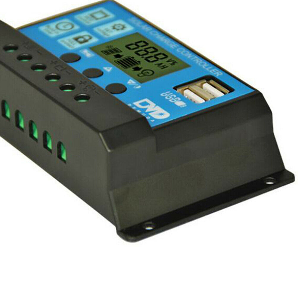 60A Solar Panel Battery Charge Controller Regulator, Intelligent Regulator with