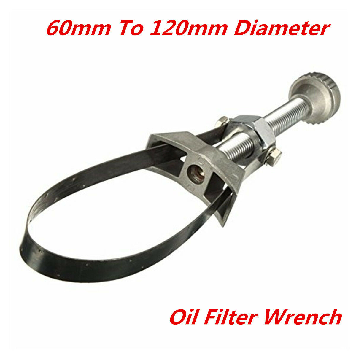 Car Oil Filter Removal Tool Strap Wrench 60-120mm Diameter Adjustable Aluminium