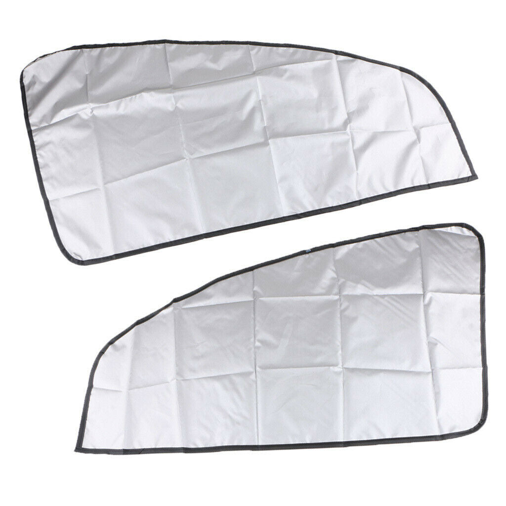 1Pair Univeral Sun Shield Protector Cover Double Side for Car Oblique Window