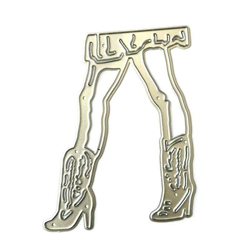Sexy Legs Metal Cutting Dies Stencil DIY Scrapbooking Album Paper Card Template