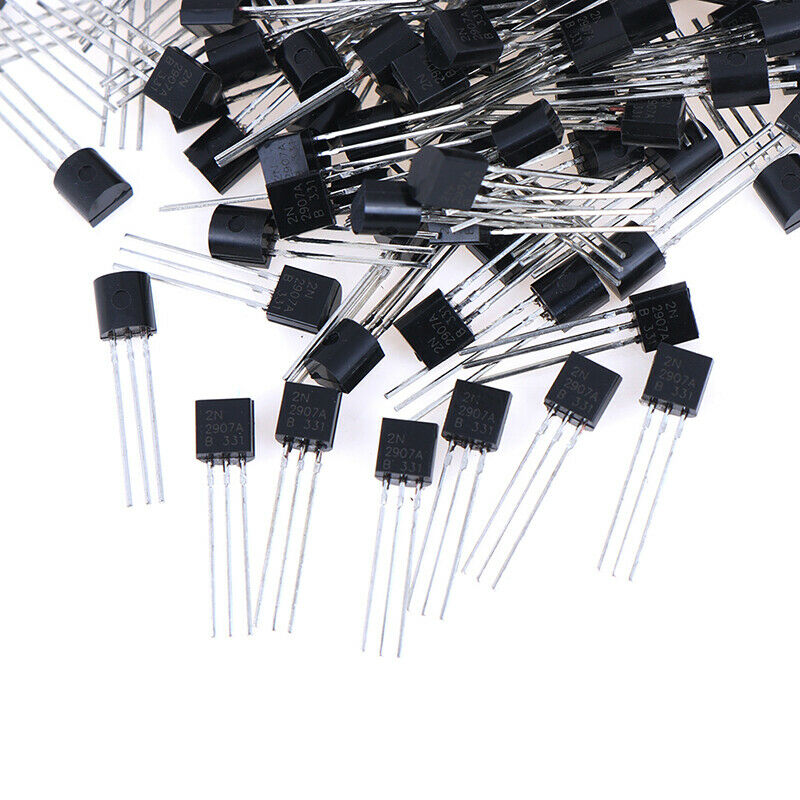 100PCS 2N2907A TO-92 0.8A 60V PNP New Amplified Power TranJ*DD