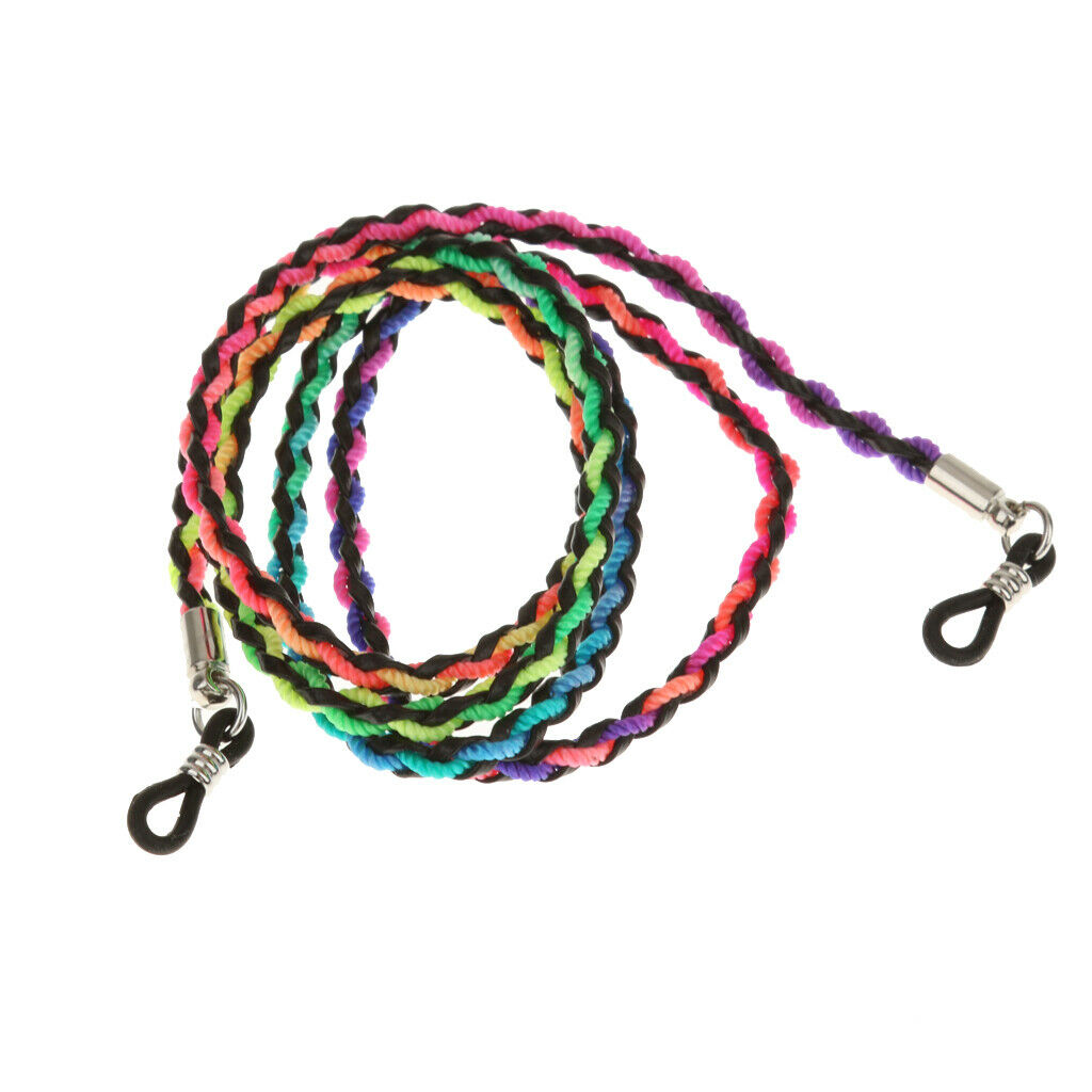 2PCS Eyeglass Spectacles Neck Cord Strap Chain Cord Lanyard Retainer Holder