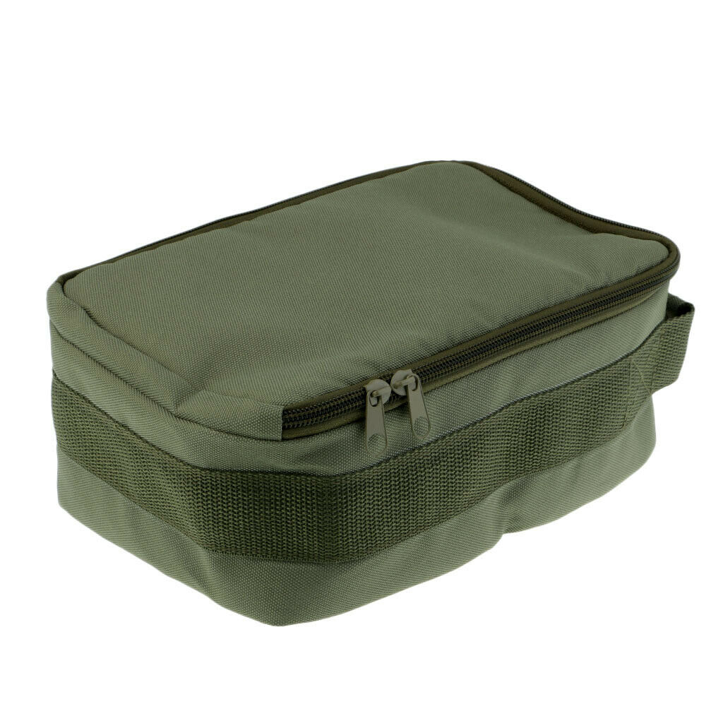 Fishing Tackle Bag Multifunctional Reel Lure Storage Bag with 4 Divided