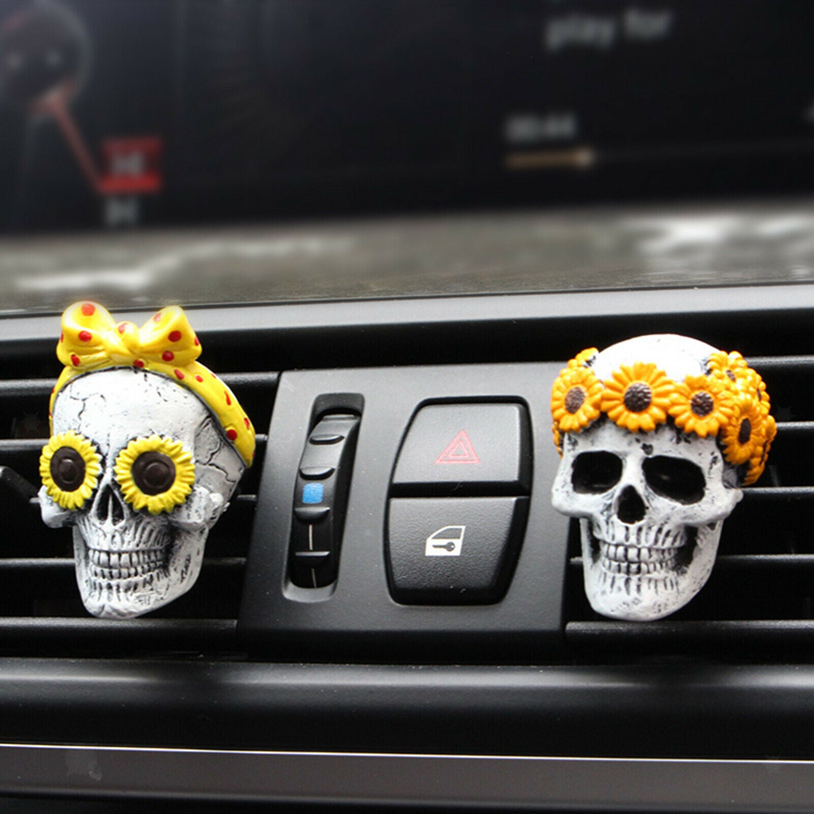 2x Car Air Vent Decor Clips Vehicles Air Freshener Diffuser Fragrance Clip