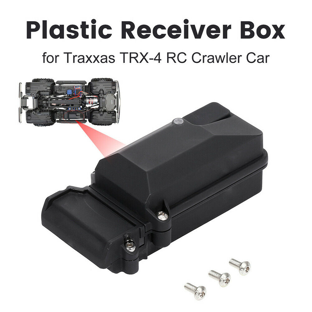 Plastic Waterproof RC Car Receiver Box Tool for 1/10 Axial SCX10 90046 RC Car