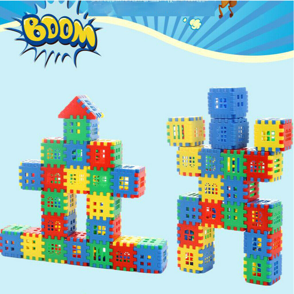 100pcs Building Blocks Toys Educational Toddlers Baby Gift DIY House Castle